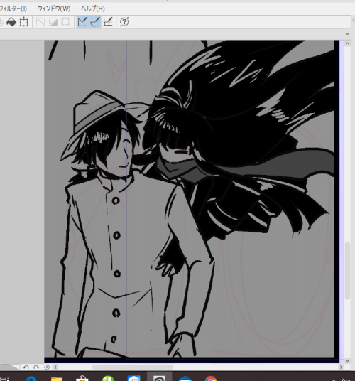 自分で描いたながらめっちゃ可愛く描けたお竜さん 