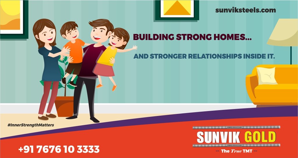 Sunvik_Steels's tweet photo. Building strong homes...
And stronger relationship inside it.
#sunvik #sunviksteels #steel #steelindustries #innerstrength #innerstrengthmatters #construction #comstructionmaterial #constructionequipment #truetmt #tmtbars #tmtrods #steelmaterial #steelarchitecture #steelrods https://t.co/sCKn3VoIKP