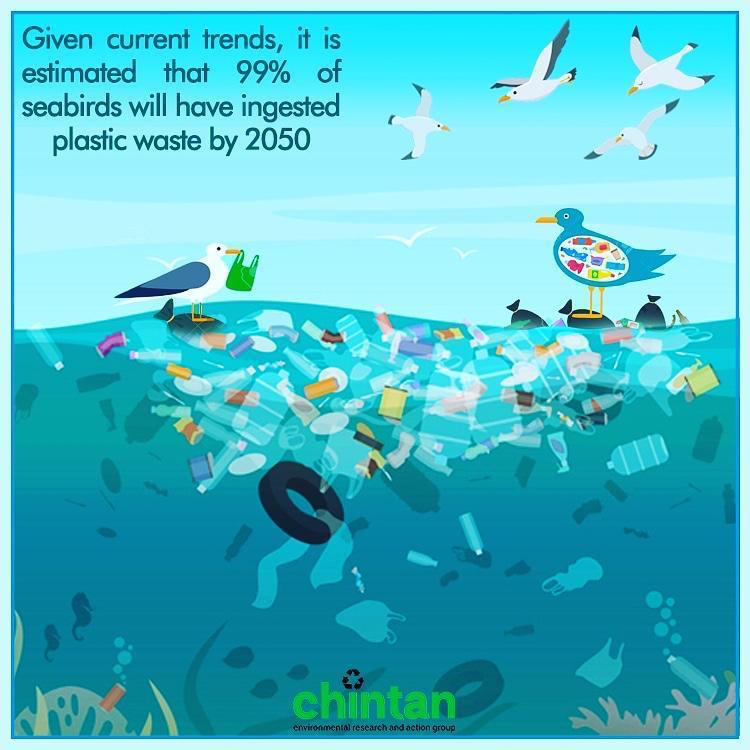 Did you know?
#Seabirds mistakenly eat pieces of #plastic floating in the #ocean thinking they are #food. These plastics can cause them to choke or starve. Most of these are plastics from #SingleUsePackaging
Let's pledge to refuse and reduce the usage of #singleuplastics today!