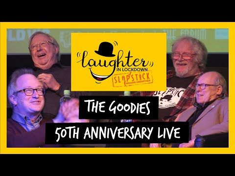 SlapstickFest's tweet photo. We are wishing Goodie and Festival Patron @BillOddie a Happy Birthday today! You can catch Bill in two of our #laughterinlockdown videos! Here are the links to our 50th Anniversary of #TheGoodies video: https://t.co/jrKOb3O7jK and our @ISIRTA_Again video: https://t.co/667EqJGbQX https://t.co/XmoCuDQDVj