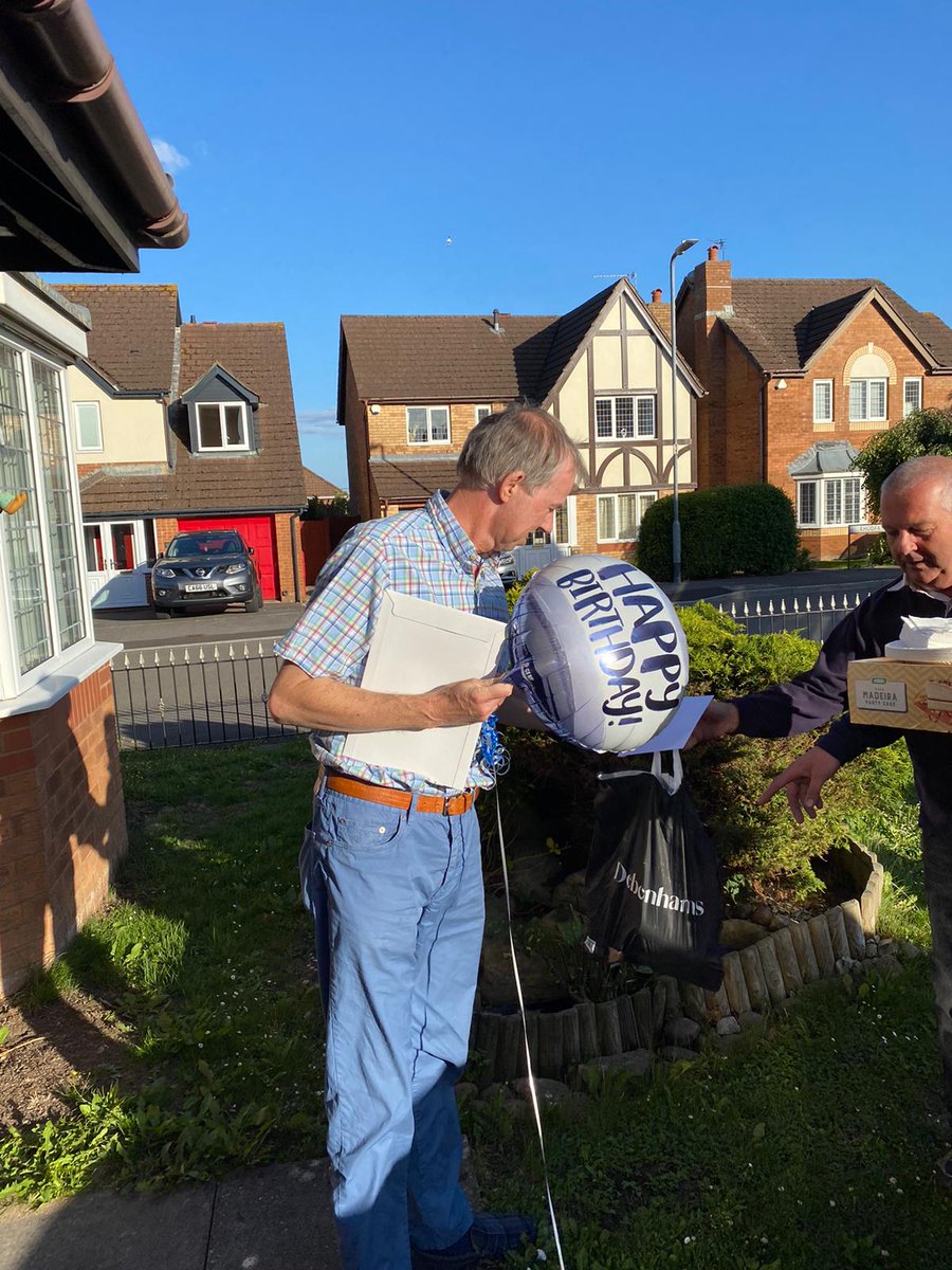 Today is a Special day for our Volunteer Jon <a href="/jon_d1/">Jonathan Dancey</a> on his 60th Birthday.  Joined joined the Coastguard family in 1976 and has given thousands of hours to help others. Happy Birthday Jon.  Last night we Surprised him by calling to his home with some gifts