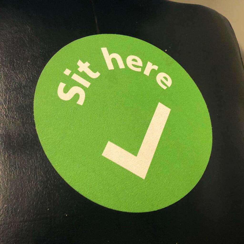 JohnTheTechGuy's tweet photo. #SitHere #COVID19 #SydneyTrains https://t.co/Gh0VoJLYHr https://t.co/UftNpmDyMZ
