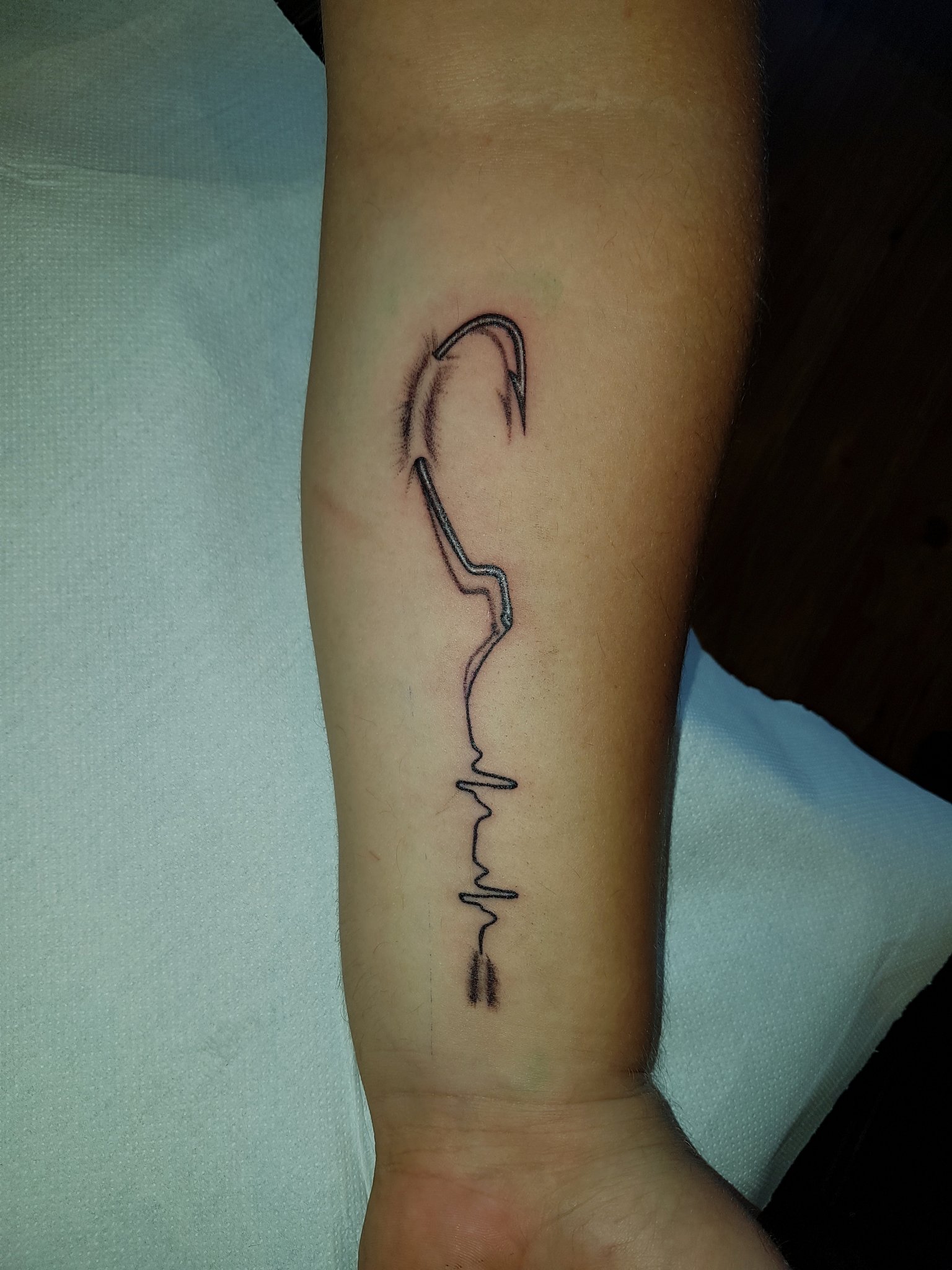 Carmen Pasquino on X: "#tattoo #tattooartist #art #artist #dark #hook  #fishing #fish #skin #realistic #real #realistictattoo #black #light  #shadow #passion #love #tattooed #tattooist #tattoostyle #tattoodo  #tattoostudio #tattooart #armtattoo #arm ...