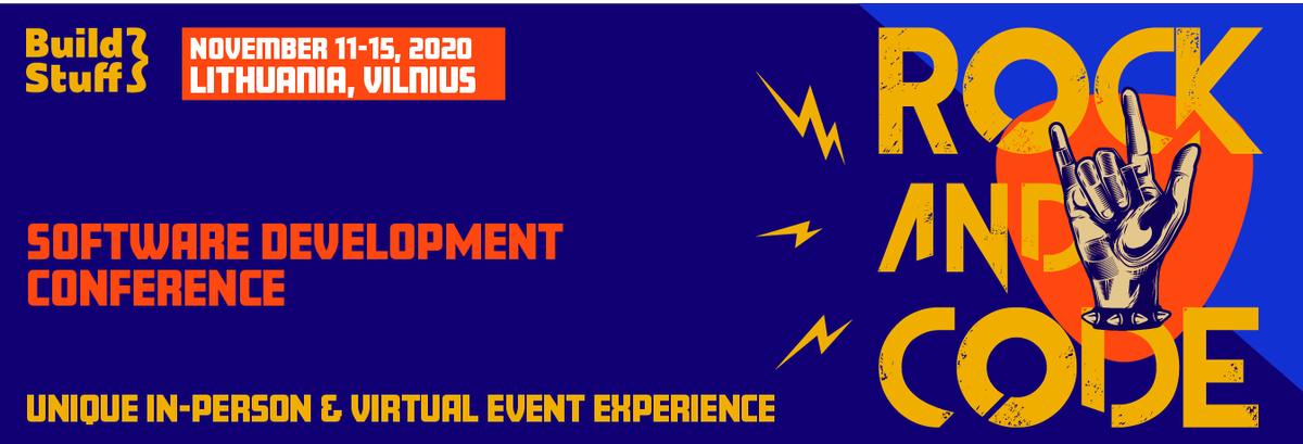 This fall we're showing you that the Software world's like a rock concert: you have a stage where you put all your knowledge, tune your set, check your sound and perform! 🎸

We'll rock not only the physical stage but also the virtual one!

🔥Stay tuned: buildstuff.events
