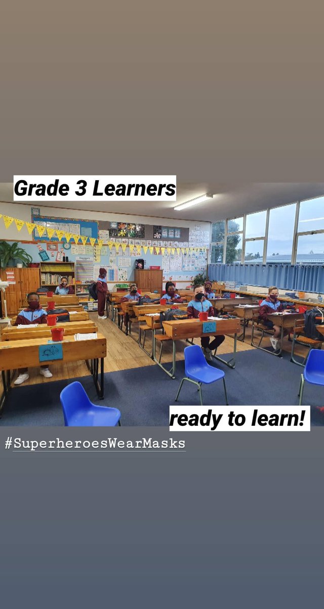TableViewPS's tweet photo. Ready for school again! Ready to Learn!

#SuperheroesWearMasks #backtoschoolSA https://t.co/4zuOlm8M3d