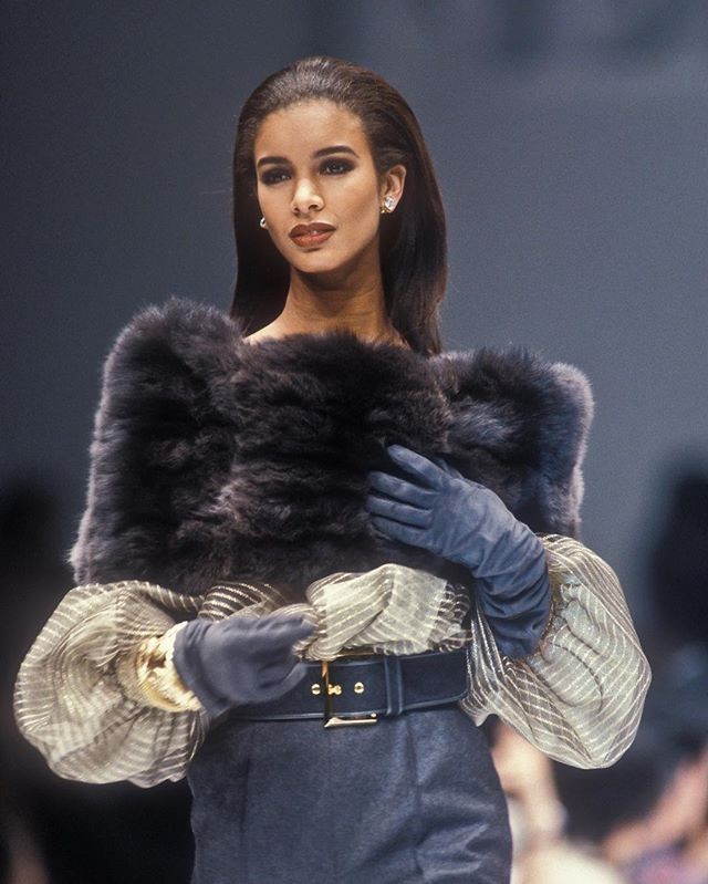 Another thanks to  @queenofnochill !! Maureen Gallagher. She was also an international runway veteran, walking for high fashion brands such as Dior, Gianfranco Ferre, Christian Lacroix and YSL (and many more!)