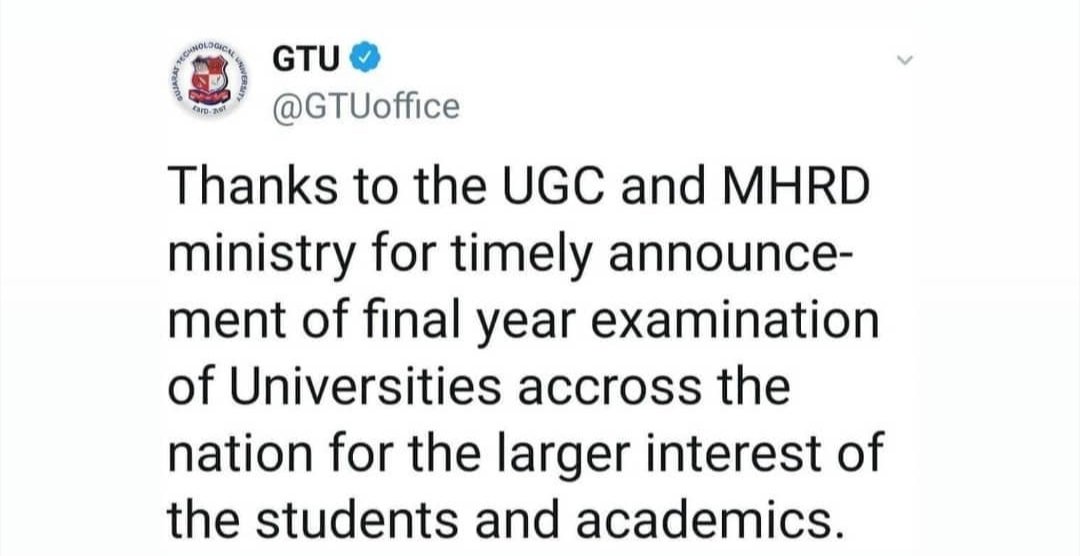 sudipnag99's tweet photo. GTU officials doesn't even know the correct spelling of 'across' and they want to give us knowledge and want to brighten our future. This message shows the education level provided by GTU compared to other universities.😂 #ugc_cancel_exam #ShameonGTU #padhelikhegawar https://t.co/xTwN3yeXpz