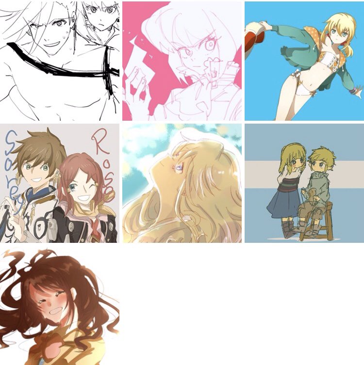 なんか自分の絵を見つめ直そって思って個人的に気に入ってる絵集めてたみたけど思ったよりなかった。上手にかけたより楽しくかいたやつだな 