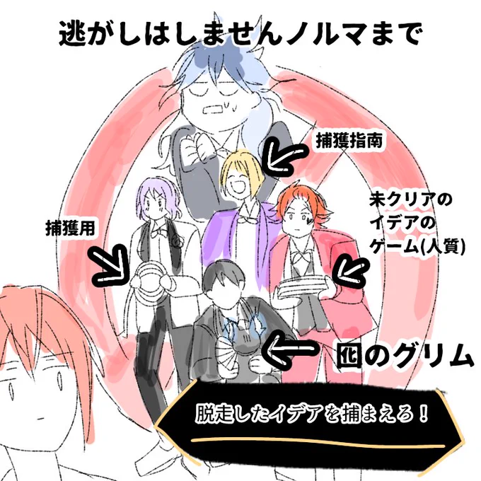 #ツイステファンアート
ゴーストマリッジ緊急メンテはイデア氏が逃げたからだと思ってる
逃  が  さ  ん 