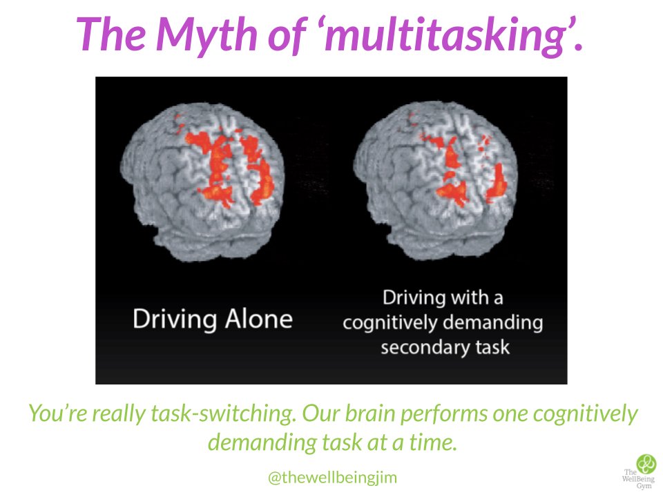 The Myth of ‘multitasking’. #Productivity #Wellbeing