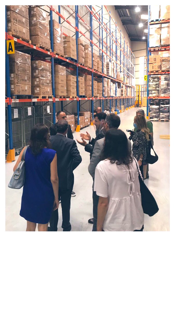 Invest_Lebanon's tweet photo. QUICK WINS AND PRIORITY REFORMS FOR E-COMMERCE IN LEBANON. IDAL’s Chairman Dr. Mazen Soueid along with Mr. @RaoulNehme Minister of Economy and Trade, visited the HQ and fulfillment center of The Net Holding (NTH) in Karantina. #Lebanon #ecommerce #Business #IDAL https://t.co/vVg5PLFTsz