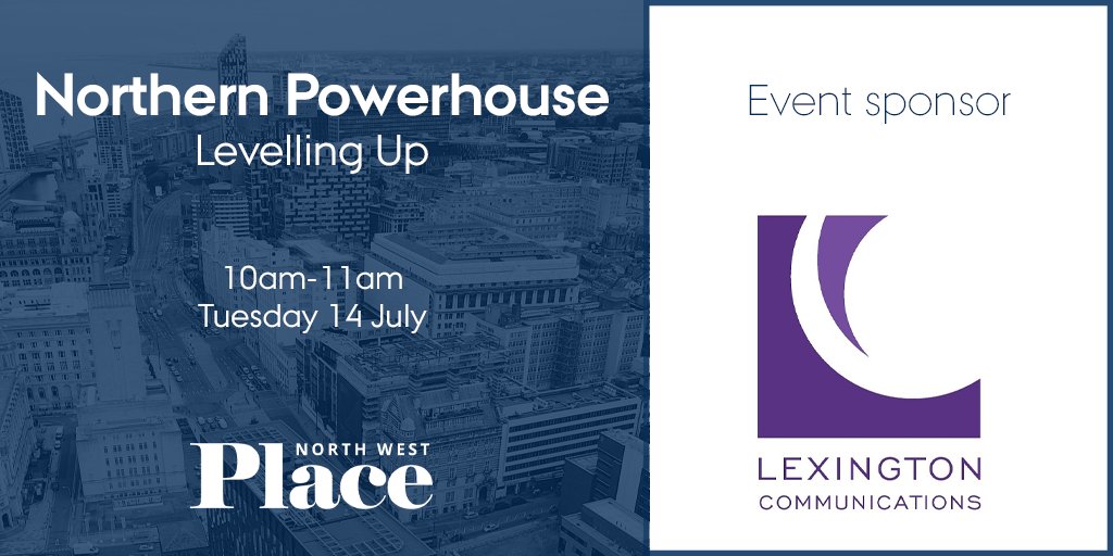 PlaceNorthWest's tweet photo. Northern Powerhouse: Levelling Up

14 July, 10-11am

The economic outlook, shovel-ready projects, Boris Johnson’s pledge to look after the ‘red wall’ constituencies that voted him into power, will all be debated at this dedicated virtual event.

Register: https://t.co/DRDsrb3pCM https://t.co/K47fe6VQDM