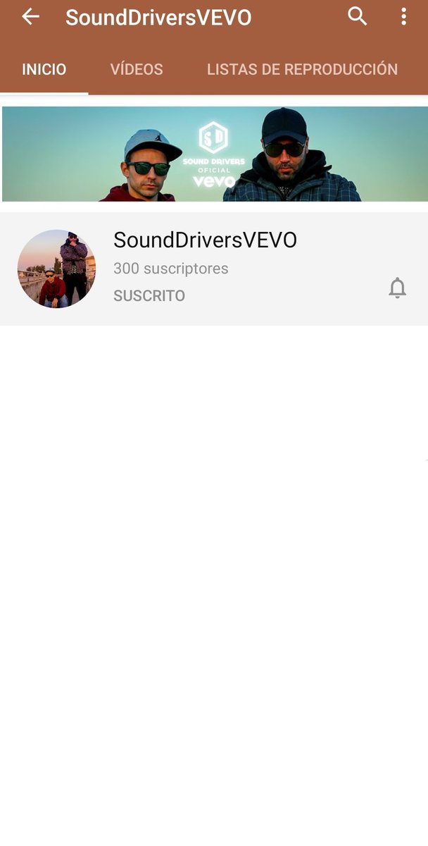 Sound_Drivers's tweet image. Suscríbete a nuestro canal #vevo y activa la campanita para estar al tanto de nuestras nuevas canciones