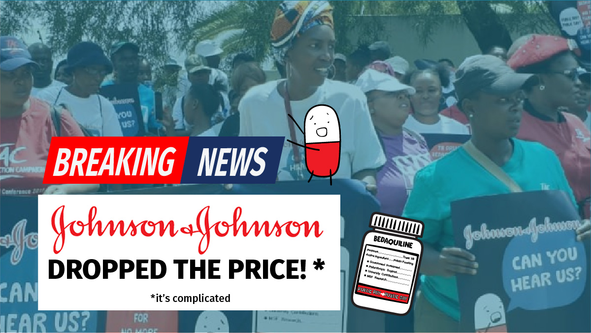 “We’ve protested outside of J&amp;J’s global headquarters and its offices around the world, alongside people who have survived TB... urging the corporation to drop the price."

Read our response to the breaking news ⬇️

bit.ly/3e0MDJT