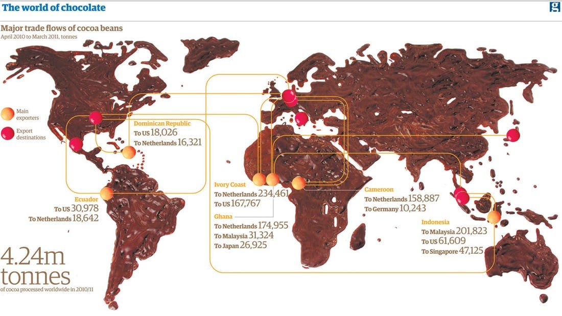 FINDmaps's tweet photo. On #WorldChocolateDay, of course we had to show you a #map made of #chocolate! https://t.co/Tprt5ta4c5