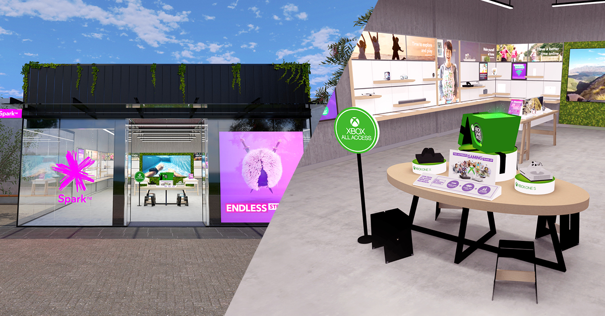 NZ's first 3D virtual store! Created during level 4 & 3 of lockdown (in about 6 weeks), this project was proof that you can still collaborate brilliantly, even when you can't do it face to face. (Agency: 99, my role: Art Director) http://spark.co.nz/virtualstore 