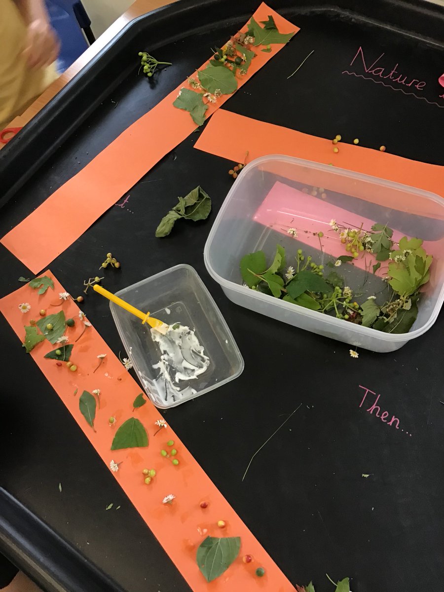 RobinsMPS's tweet photo. We have collected some leaves, berries and flowers and created a nature crown! 👑 https://t.co/zUkQa3IX7r