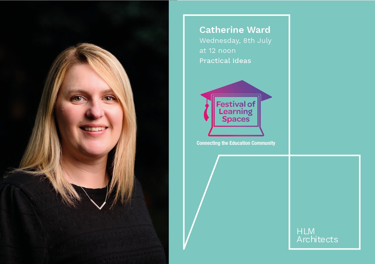 Our Catherine Ward is taking part in a Festival of Learning Spaces webinar exploring the impact of #Covid19 on learner needs &amp; how we can safely enhance learning spaces to further develop future learning environments #education #architects  
Register here: tinyurl.com/yaoa8vzr
