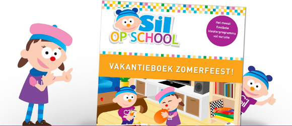 Silopschool's tweet photo. Het schooljaar is bijna ten einde! Wil je je leerlingen iets leuks meegeven om in de vakantie aan te werken met hun ouders? Download gratis het Sil op school Vakantieboek Zomerfeest https://t.co/qmc46Tqw9b. Dit boek staat vol leuke activiteiten en vakantietips. Fijne vakantie! https://t.co/K0pa9TdfiX