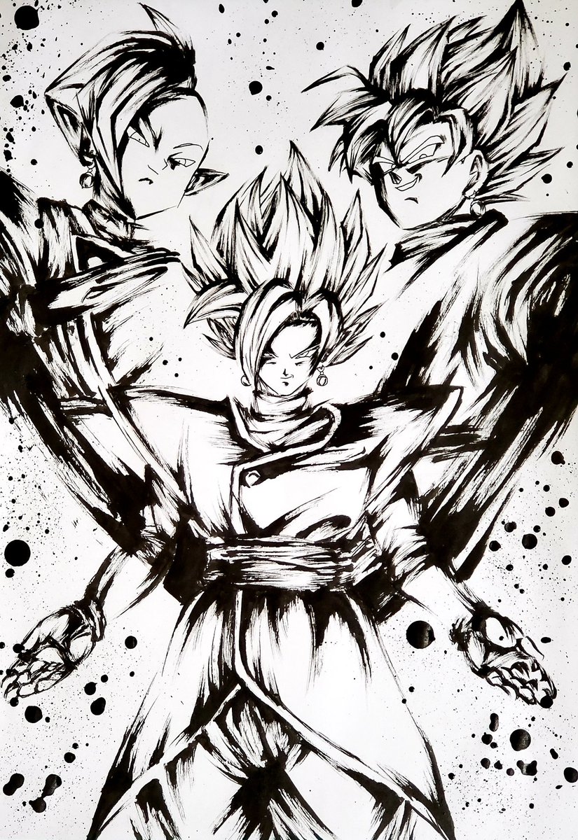 こバya4 Ar Twitter 墨絵 合体ザマス 友人へプレゼントしてきました ドラゴンボール レジェンズ 模写 墨絵 イラスト こバya4 Ar Twitter 墨絵 合体ザマス 友人へプレゼントしてきました ドラゴンボール レジェンズ 模写 墨絵 イラスト