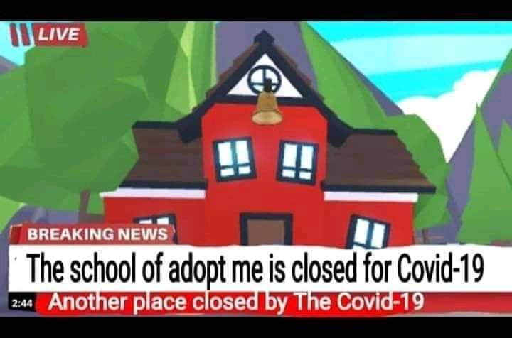 Richrox13 On Twitter School Is Closed Adoptme - roblox adopt me school at home
