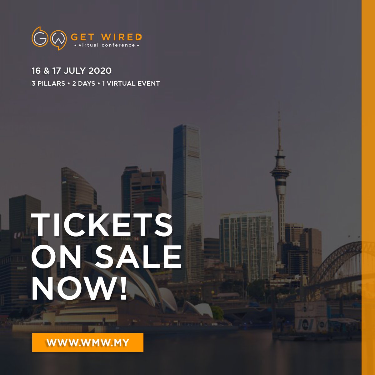 Tickets For Get Wired 002 Are Now On Sale. We've Gathered Some Of The Biggest Names Around To Share Insights, Stories And Knowledge. Enhance Your Experience With Two Different Levels Of Admission. We Look Forward To Welcoming You This 16-17 July

#GWC2020 #WiredMusicWeek