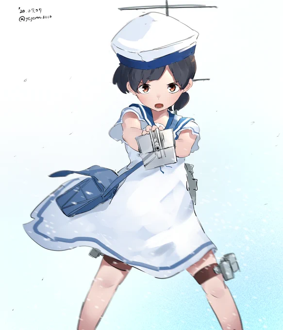 「てー!」

30minオーバーです。

#艦これ版深夜の真剣お絵描き60分一本勝負
#艦これ版真剣お絵描き60分一本勝負_20200707

#げげの箱庭 