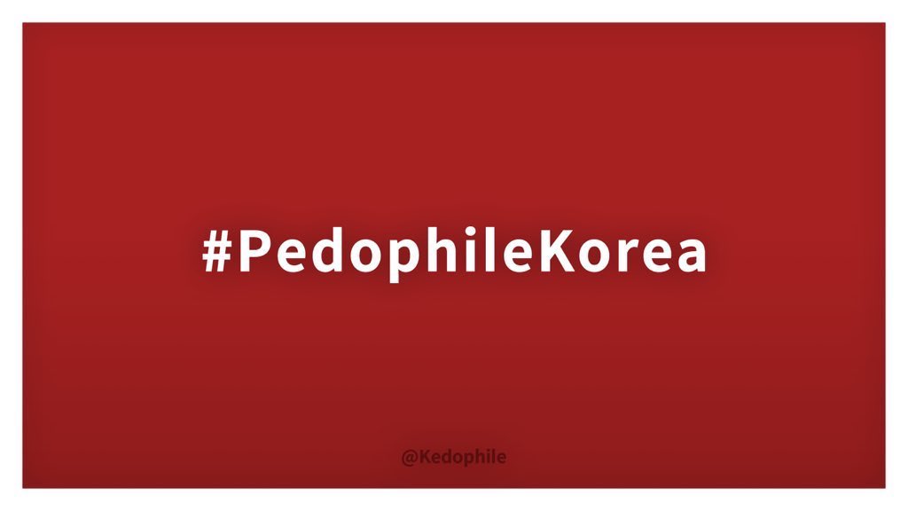 Y_nyxnox's tweet photo. I'm very proud of South Korean judiciary, they're trying to get rid of women and children in the South Korea which is heven for sex offerder and pedophile
#PedophileKorea #Kedophiles https://t.co/Ad8JpnsBka