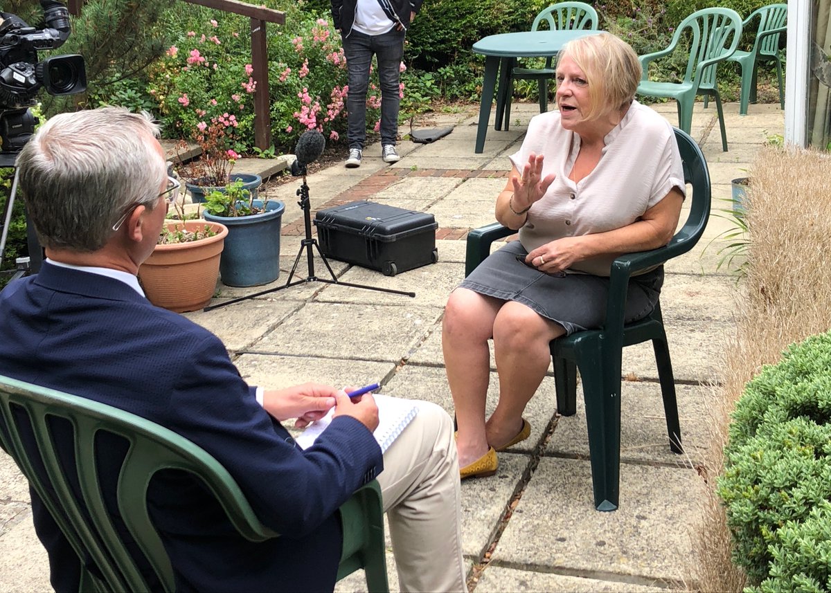 ChoiceJewish's tweet photo. Paula our CEO interviewed by @simonvigar5 for 5pm Channel 5 News re. Boris &amp; care homes noting JewishChoice protocol for Covid-19 was established before Gov guidelines came thru &amp; proved to be above &amp; beyond requirement. No procedures missed here! #jewishelderlycare #jewishlondon https://t.co/jmfaDUJf5l