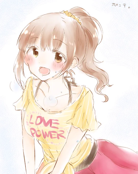 響子ちゃんの色んな髪型が見たいシリーズ、ポニーテール 