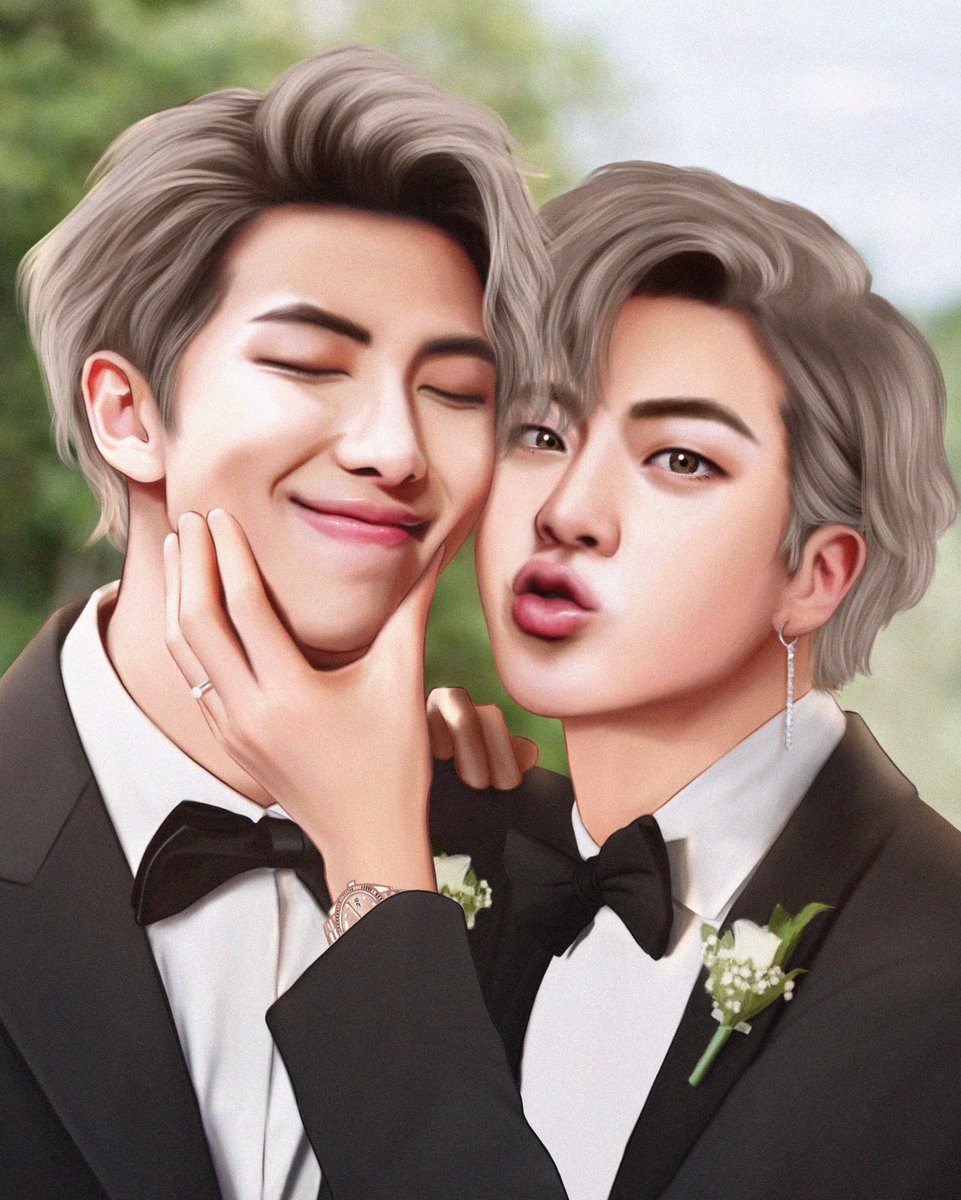 simbeImyne's tweet photo. hmmmmm 

#namjin #namjinfanart https://t.co/gyvrMeuvil