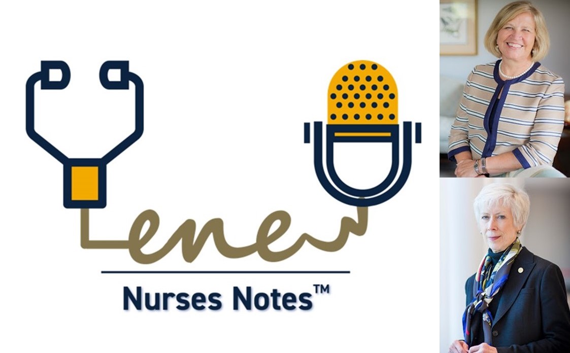 EmoryNursingCE's tweet photo. You won't want to miss episode 2 of Nurses Notes Live featuring @LmccaulMcCauley Linda McCauley, Dean of @EmoryNursing and Sharon Pappas, Chief Nursing Executive for @emoryhealthcare. The episode premieres Wednesday, July 8 at 10 a.m. https://t.co/Gllo7zuFKM