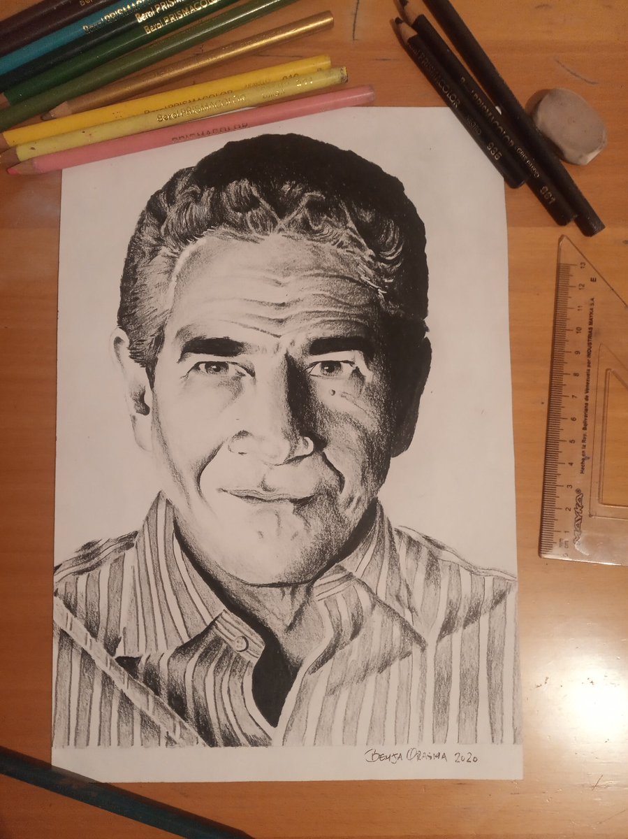 Tributo en #personalidades para el gran <a href="/vosto/">Guillermo Carrasco</a> #curadas #bemjadibujante #prismacolor #siestiza #bancamiga