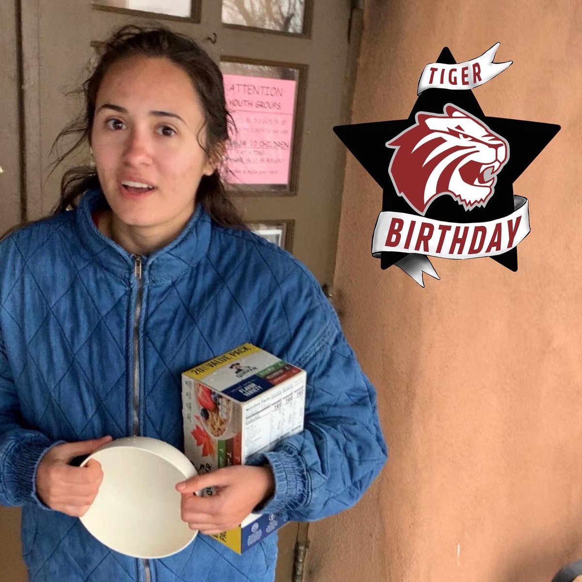 trinityxctf's tweet photo. Happy birthday to Natasha- a driven tiger who can make it through anything from a long run to a tough study session with a smile. #TeamThoughts show the thoughtful, tough, and persistant side of Natasha. Weβve also heard she can burn you with some smooth sarcasm #savage #TUXCTF https://t.co/K6SYWhyYkO