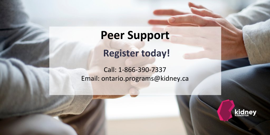 A diagnosis of #kidneydisease can be life changing but The Kidney Foundation is here to help. For today's Toronto Peer Support meeting, we will be joined by Infection Prevention and Control Officer, Ronny Leung to help answer your questions about staying safe during this time.