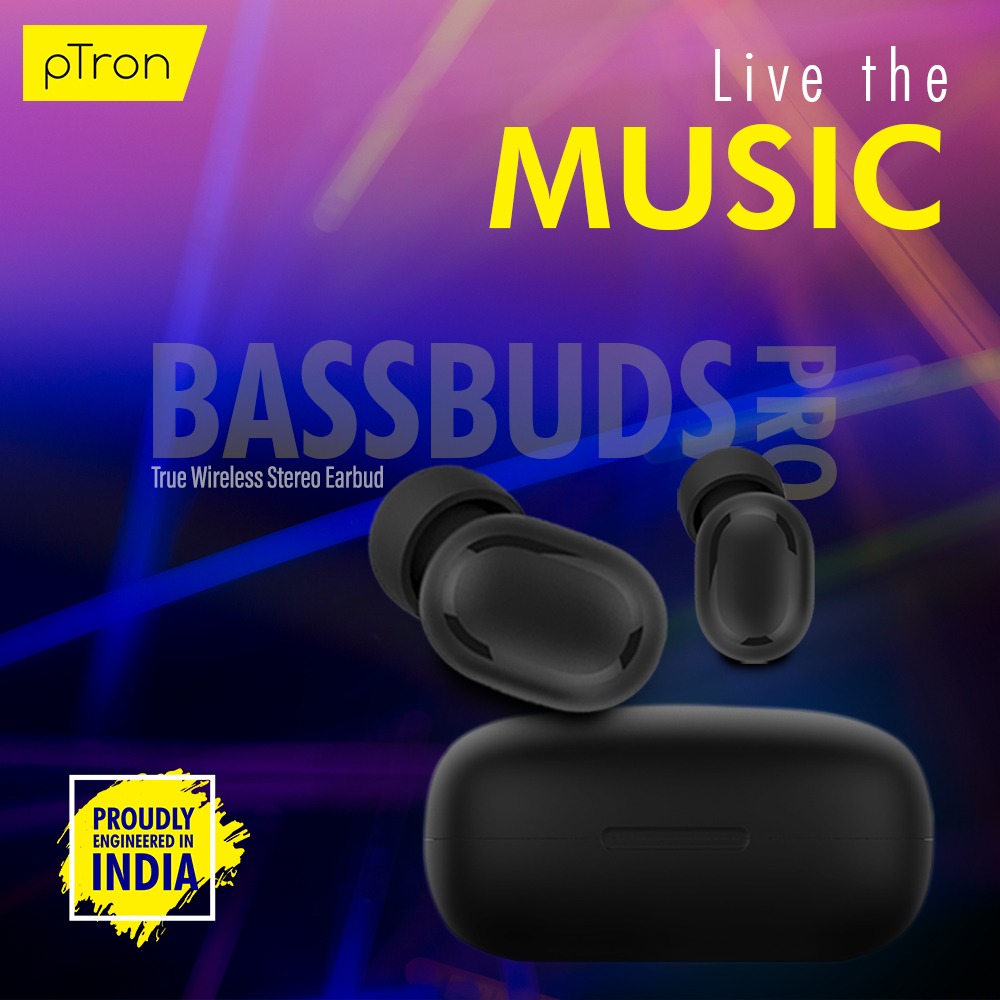 pTronIndia's tweet photo. Unmatched Sound Quality, Unbelievable Price #DoItLikePro with Bassbuds Pro
#BeatTheTrend #NayaKyaHai #LatestOne #pTron #BeLoudBeProud #Bluetooth #TrueWireless #AllAboutBass #BassKaBoss #Bassbuds #WirefreeMusic https://t.co/igCa2ABomh