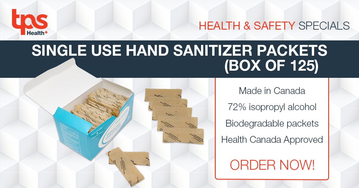 TPSCan's tweet photo. TPSHealth+: Single Use Hand Sanitizer Packets. Ideal for meetings, events and with take-out orders. https://t.co/AOnIU6H9Wp!
#sanitizer #madeincanada #tps #tpspromotions #promotionalproducts #handsanitizer #PPE #safetyessentials #countershields #faceshields #masks #reusablemask https://t.co/6CqexhpbrT