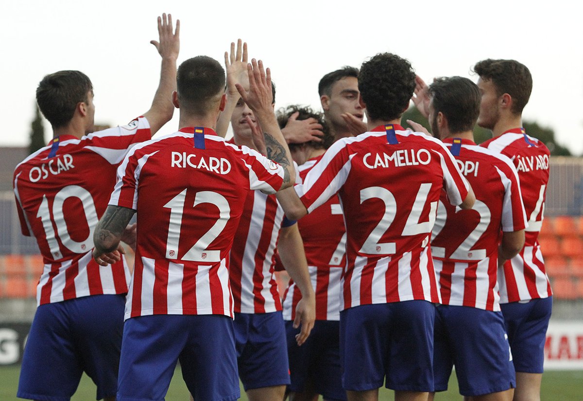 AtletiAcademia's tweet photo. HORARIO CONFIRMADO ✅

📌 Ya hay fecha para el partido del Atleti B en la primera ronda de la fase de ascenso a Segunda División:

🆚 @CESabadell
🗓 Domingo 19 de julio
⏰ 20:00 horas
🏟 Nuevo Mirador

🔴⚪ #AúpaAtleti https://t.co/VRKvTjNFMK