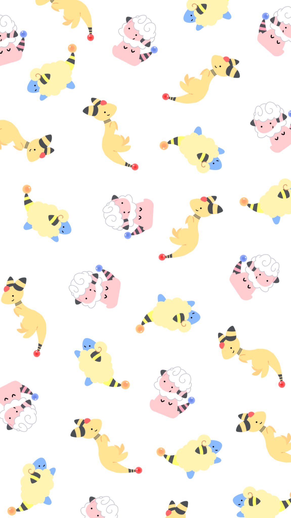 Pokejungle Gen Ix Check Out These Adorable Mobile Wallpapers Created By A Japanese Fan I Recommend Checking Out Their Profile For More Great Art You Can Use On Your Phone