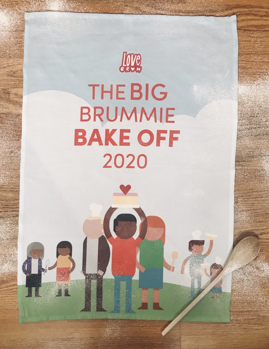 LoveBrumUK's tweet photo. The #BigBrummieBakeOff tea towels have arrived! Want to get your hands on one? 

Sign up and take part in Brum’s biggest virtual bake off in aid of #OneBrum happening this Saturday, 11 July. 

https://t.co/EBbGvOav4f https://t.co/CP4yomaABM