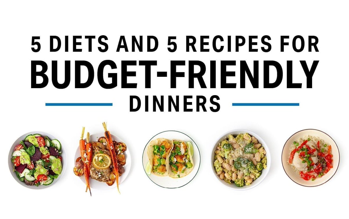5 Diets and 5 Recipes For Budget-Friendly Dinners!  Check out my latest post on <a href="/MyFitnessPal/">MyFitnessPal</a> buff.ly/2NYRqRE