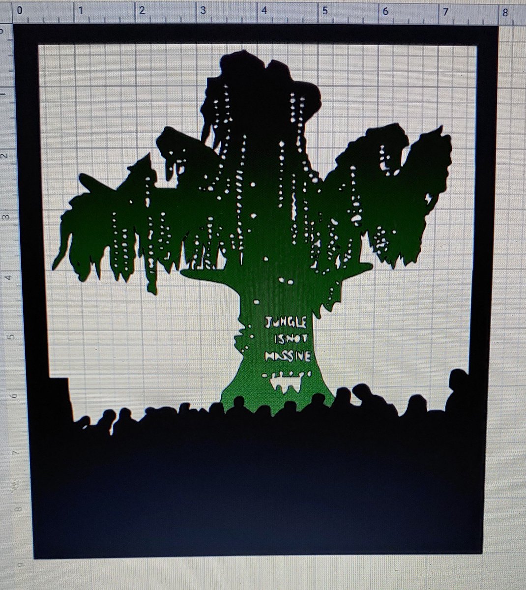 GFCrafts's tweet photo. Designed a simple version ☺️. Happy to add layers for a full box frame if requested #greenpeace #glasto #jungleisnotmassive #glastonbury #glastonbury2020 #glastofest #glastonburyfestival #lightbox #shadowframe https://t.co/Bypwmkivrc