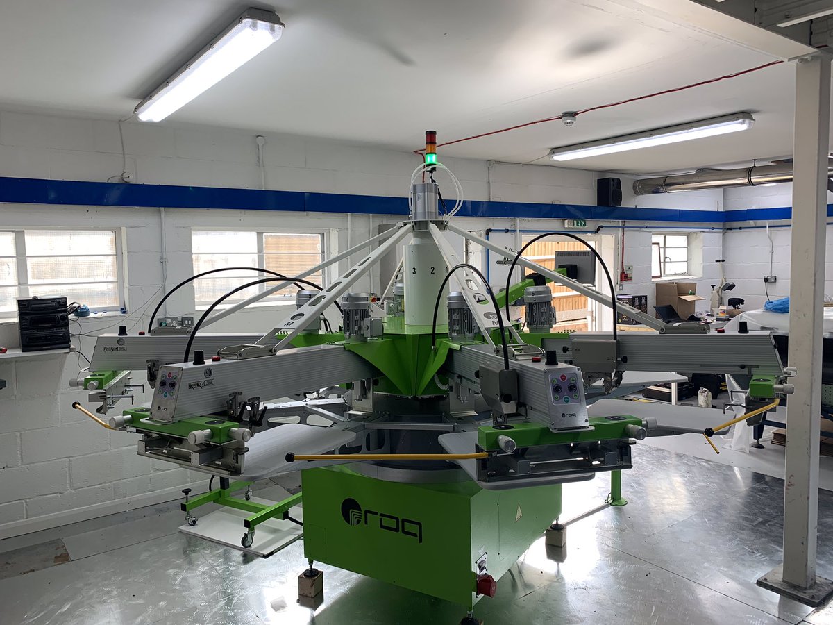 iSubltd's tweet photo. Another customer install - The ROQPRINT YOU P08 M. ⁣
⁣⁣
ROQ machines are the perfect set up for all screen printers and all our machines come with full UK support. ⁣⁣
⁣⁣
Get in touch for more info. ⁣⁣
Enquiries@i-sub.co.uk⁣⁣
⁣⁣
.⁣⁣
⁣⁣⁣⁣
#screenprint #roq https://t.co/vuoJkGCG4z