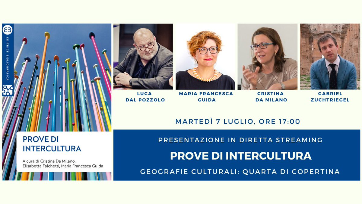 Quali sono i mutamenti in atto in tema di globalizzazione, trasformazioni demografiche e sociali?
È possibile oggi costituire una vera società multiculturale?

Il dibattito è aperto: ne parliamo oggi su Facebook, ore 17 bit.ly/31Vy5bY
#geografieculturali