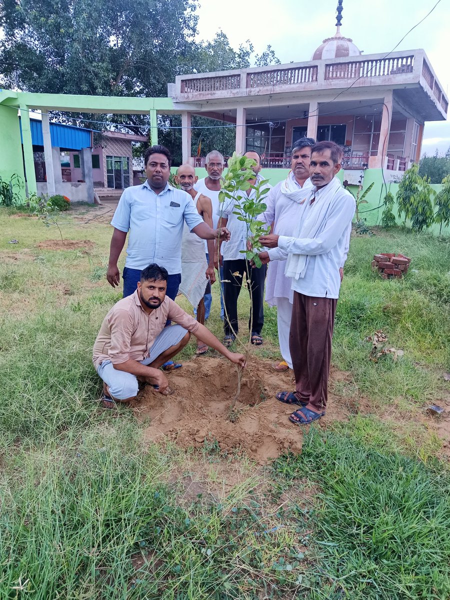YogeshK51289167's tweet photo. #cscharyanaday #CSCGURUGRAM
Sarpanch Gram Bapas and CSC VLE Yogesh Kumar and any Gramino dawara gaon ke Shiv Mandir me CSC day par  11 PED lagaye gaye. https://t.co/0paIcDzXG3