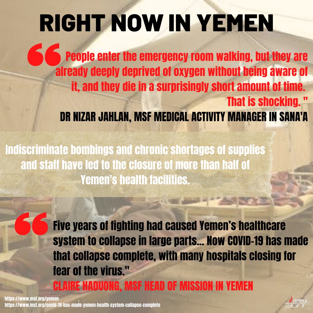 TempleAgni's tweet photo. We are raising donations for Yemen relief. From July 6th to July 18th we will be collecting donations on our venmo @templeagni . Our goal is to collectively collect at least $1,500 in donations! All of the proceeds will be split and donated Baitulmaal and Save the Children. https://t.co/ll8nEWIBdK