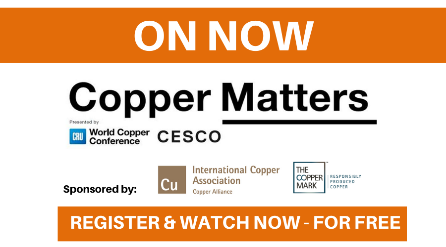 Live webinar: Hear what Michèle Brülhart, Executive Director of @coppermark has to say about how the copper industry can demonstrate its responsible production practices. Watch now: bit.ly/2O8wWWp #coppermatters #CRUCopper