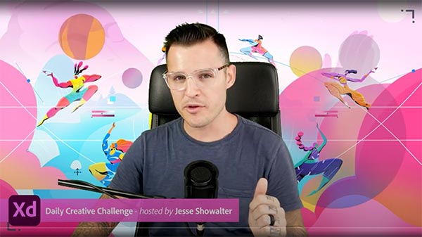 Héé, dat is me even ontgaan: een <a href="/AdobeXD/">Adobe XD</a> Challenge met UI/UX-coryfee Jesse Showalter, iedere dag vanaf ehh... gisteren (oeps!)

behance.net/challenge/xd