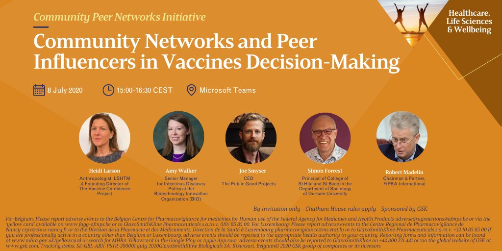 FIPRAinsight's tweet photo. On Wednesday, @eurohumph will moderate a panel on #VaccineConfidence with @ProfHeidiLarson, Amy Walker @IAmBiotech, Joe Smyser @PublicGoodProj and Simon Forrest @Durham_uni. #VaccinesWork #CommunityPeerNetworks #PublicHealth #BeyondHealth https://t.co/bDV3zLHEVp