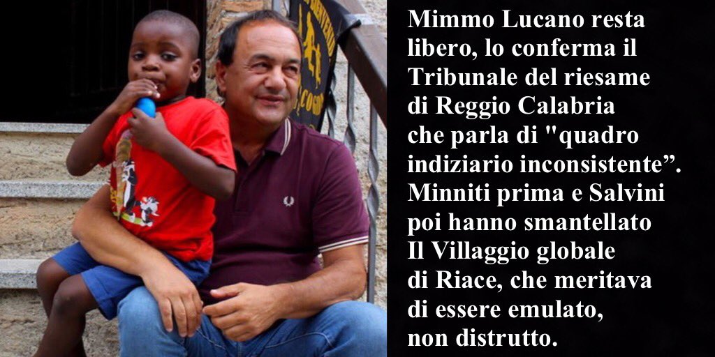Mimmo Lucano resta libero, lo conferma il Tribunale del Riesame di Reggio Calabria che parla di "quadro indiziario inconsistente", di "elementi congetturali o presuntivi", "inattendibilità dei testi" e "calcoli errati".